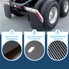 MIAOKUI 24" x 24" Angled Mud Flaps for Semi Truck