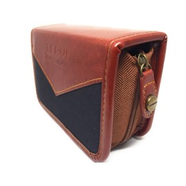 TERUI Lifestyle Shoe Polishing Set, Easy Shoe Care, Starter, Black, Compatible with All Colors, Leather Shoes, Easy Care, Maintenance, Shoe Polishing, 7-Piece Set, PU Leather Case, Natural Bristle Brush Included, Braun