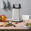 YC Kitchen Cheese Grater, Box Grater for Cheese Stainless Steel