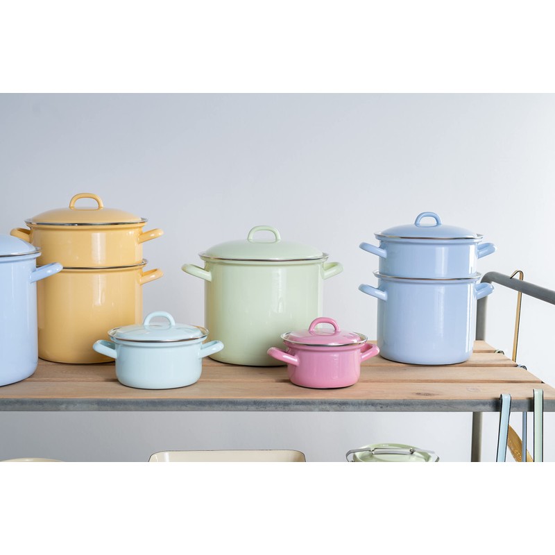Riess, 0101-006, Lid with chrome rim 12, CLASSIC - BUNT/PASTELL,