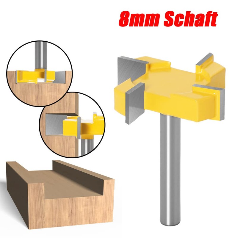 Mesee 8 mm Shaft Spoilboard Surface Milling Cutter, Surface Cutter,