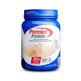 Premier Protein Premier Protein Powder, Vanilla Milkshake, High Protein Powder, 30g of Protein, 1g Sugar, 100% Whey Protein, Keto Friendly, Gluten Free, 17 Servings, 661 Grams