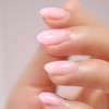 FZANEST Rubber Base Builder Gel For Nails, Sheer Color Gel