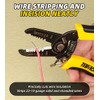 DOWELL 10-22 AWG Wire Stripper Cutter Wire Stripping Tool And