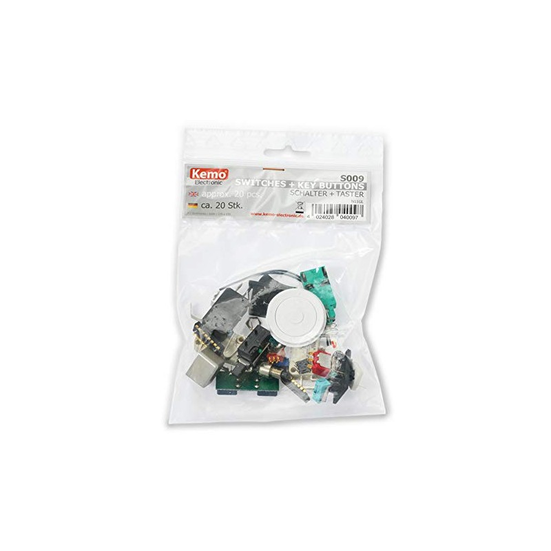 SWITCHES 20XPACK APPROX ELECTRONIC COMPONENT LUCKY BAG NEW