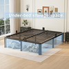 18 inch King Size Bed Frame with Round Corner Legs