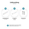 ledscom.de LED Under-Unit Light LIWO Swivelling (Size and Colour Selectable)
