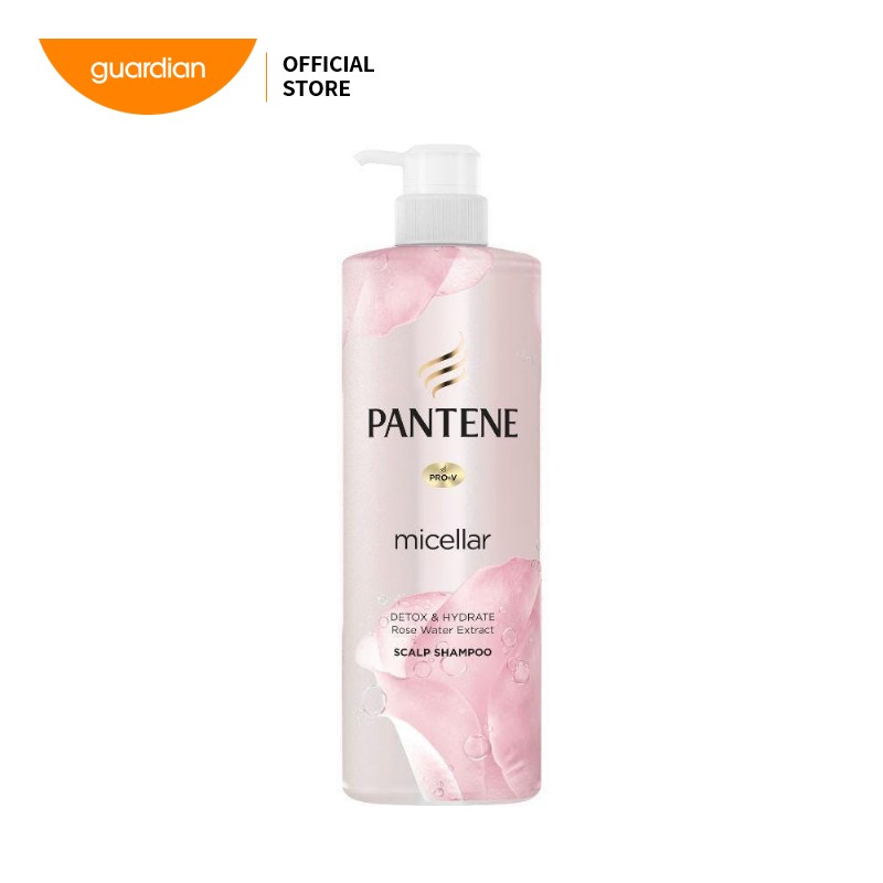 Pantene Pro-V Micelar Rosewater Shampoo Detox and Hydrate 530ml