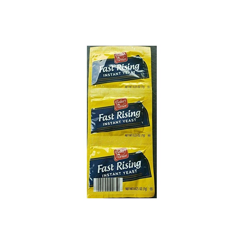 Rapid Rise Instant Fast Rising Yeast 1 Strip of 3