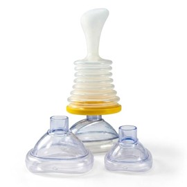Home Kit Dispositivo Portátil de Succión para Rescate por Asfixia, Botiquín de Primeros Auxilios Completo con Mascarillas para Adultos y Niños