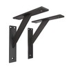 FSHR Design Angle Shelf Bracket/Wall Bracket Aluminium Matt Black