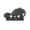 Deco 79 Polystone Elephant Decorative Sculpture Home Decor Statue, Accent
