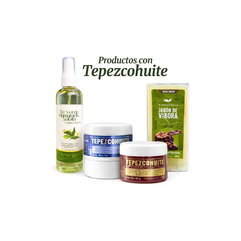 Kit Crema Tepezcohuite Dia Y Noche 60gr Agua De Rosas