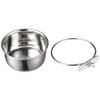 Kerbl Pet Edelstahlnapf 600 ml, 12 cm Schraubbefestigung für Vögel