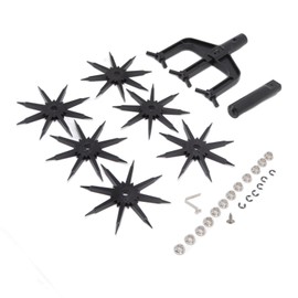 Garden Soil Scarifier Wear Resistant 2 in 1 Ventilated Scarifier Rotary Tiller for Garden