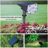 WBM Smart 20 Led Solar Landscape Spotlights, Ip65 Waterproof Solar