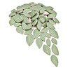 500g/1.1lb Leaf-Shaped Ceramic Mosaic Tiles,Ceramic Mosaic Pieces for Crafts,Mosaic Tiles