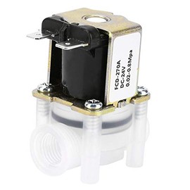 1/4 Inch Normally Closed N/C Type 24V DC Plastic Solenoid Valve for Water Filter, Water Dispenser, etc