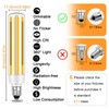 LFLAMPON E11 LED Bulb 100W 120W 150W Halogen Equivalent, 120V