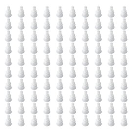 Pack of 100 Plasterboard Dowels, Self-Drilling White Plasterboard Dowels, Cavity Dowels with Tip, Cavity Wall Dowels for Fixing in Stone Bricks Concrete Plasterboard Panels