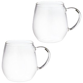 HARIO RDM-1824 Round Mug, Set of 2