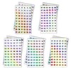 2 Sets Number Stickers (Number 1-300), Self Adhesive Holographic Label