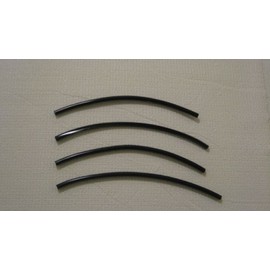 312 Motoring fits 1997-2002 Dodge RAM 1500 2500 3500 Black Door Edge Trim MOLDING Protectors 4 Qty of 8" 1998 1999 2000 2001 97 98 99 00 01 02