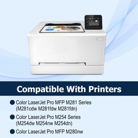 OFFICE-COLOR 202A Black Toner Cartridge Replacement for HP 202A CF500A Works with Color Laserjet Pro M254dw; Color Laserjet Pro MFP M281cdw, M281fdw Printer Ink (2-Pack )