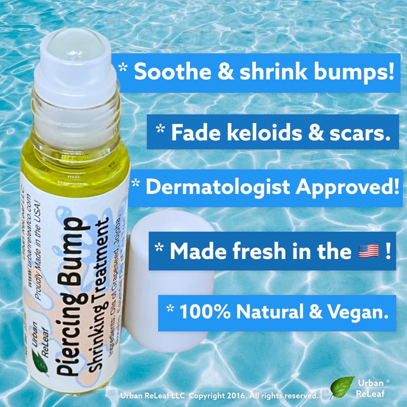 Urban ReLeaf Piercing Bump Shrinking Treatment ! Gentle, Effective Aftercare.