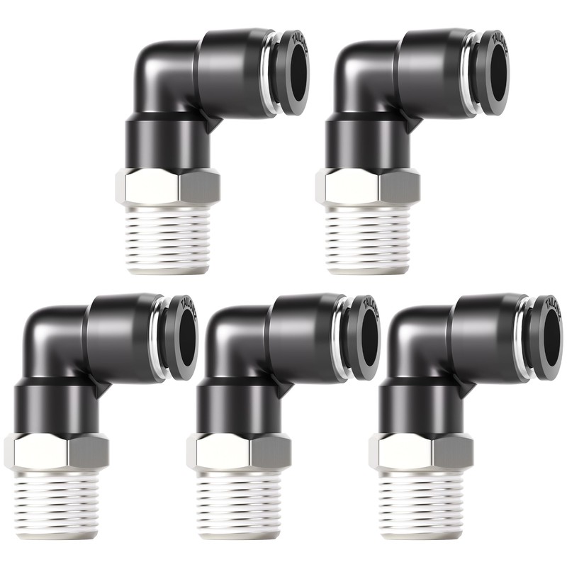 TAILONZ PNEUMATIC Male Elbow 1/4 Inch Tube OD x 1/4