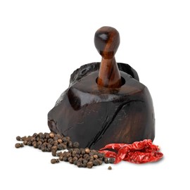 IECAP LLC Ironwood Pepper Grinder – Manual Spice Grinder, Wooden Pepper Mill Grinder, Chiltepin Pepper (Classic)