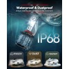 Laxmas H13 LED Bulbs, 28000LM Brighter, 9008 Fog Lights 6500K