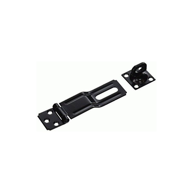 National Hardware N305-987 Safety Hasps 4-1/2In, 4-1/2", Black