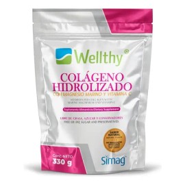 Suplemento en polvo Wellthy Colágeno Hidrolizado                                                                                                      