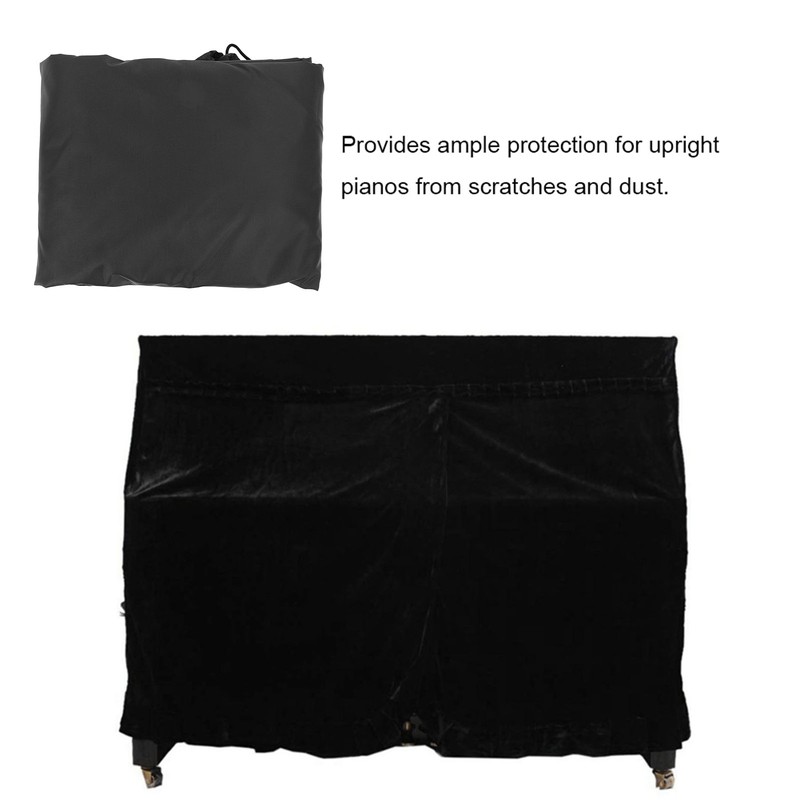 Full Upright Piano Cover Dust Sun Guard Waterproof Cloth Electrical