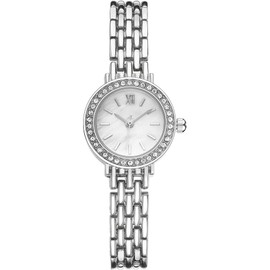 IBSO Women Watches Ladies Quartz Wristwatches Waterproof Bracelet Watch Relogio Feminino (8458 Silver)