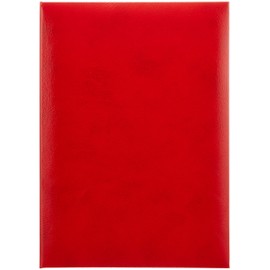 ナカバヤシ 証書ファイル 賞状ホルダー 二つ折り ビニールクロス A4判 赤 FSL-A4R