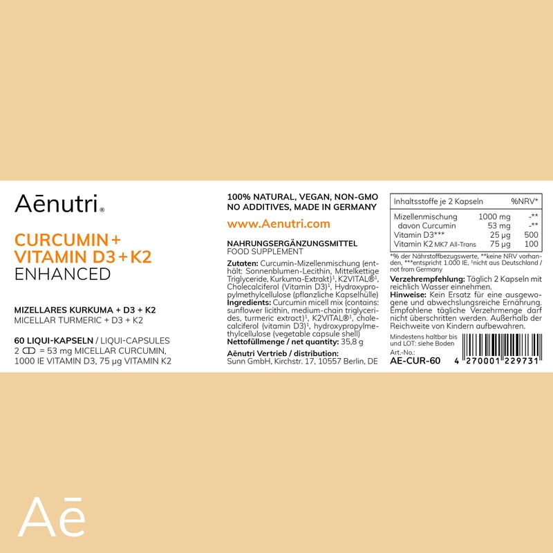 Curcumin Plus High Dose | Liquid Turmeric in Micellar Formula