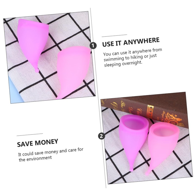 ORFOFE 6pcs Women Leakproof Comfortable Alternative to Pads for Use