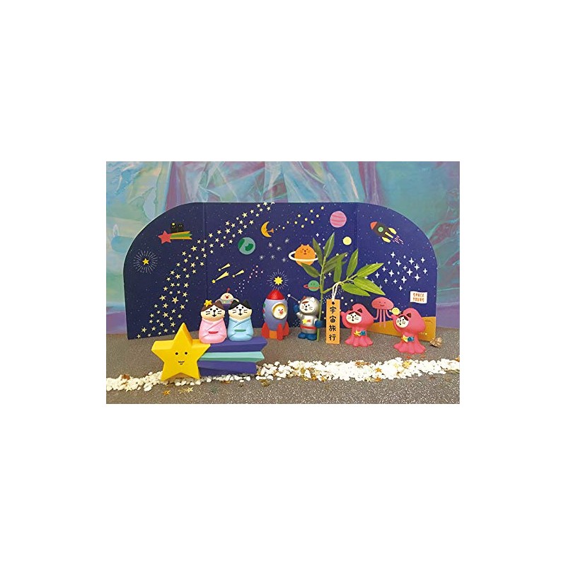 Deco Corporation Concombre UFO Cat Size: Approx. W 2.2 x
