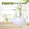 ZXJ Small Plastic Watering Can - 1/4 Gallon - for