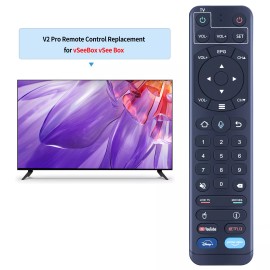 Unbranded For vSeeBox V2 Pro Bluetooth & Voice Control Replacement Remote Control