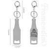 Framendino, 8 Pack Stainless Steel Bottle Opener Keychain for Beer