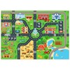 Town Road Car Rug 6x9 Ft, Non-Slip Railway Track Car