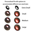 NANLANFAN Replacement Silicone Ear Tips for JBL Tune Flex Wireless