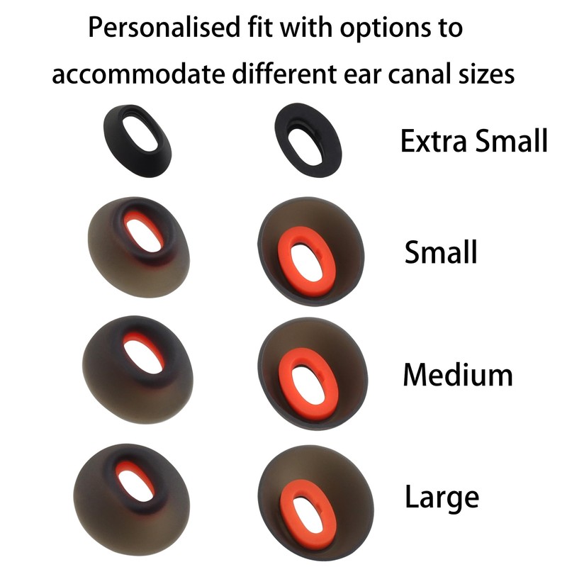 NANLANFAN Replacement Silicone Ear Tips for JBL Tune Flex Wireless
