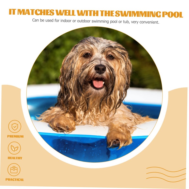 MERRYHAPY Practical Round Swimming Pool Cover Pet-Friendly Portable Easy to