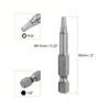 sourcing map 2pcs Square Screwdriver Bit SQ2 1/4" Hex Shank