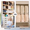 2Pcs Ultra Space Saving Self Compression Organizer, Compression Packing Cubes,