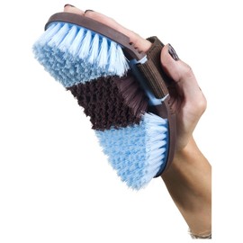 HIPPO-TONIC Soft Grip Mane Brush – Dandy Brush Grey/Black